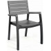 KETER HARMONY Záhradná stolička, 59 x 60 x 86 cm, grafit/sivá 17201284