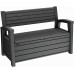 KETER OTTER BENCH 227L Úložná lavica 133 x 61 x 89 cm, grafit 17212485