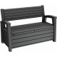 KETER OTTER BENCH 227L Úložná lavica 133 x 61 x 89 cm, grafit 17212485