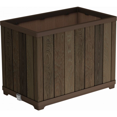KETER DECO RECTANGLE TALL Kvetináč, 45,5 x 76 x 55 cm, walnut 17213625