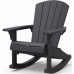 KETER ROCKING ADIRONDACK Kreslo, 92 x 80,5 x 100,5 cm, grafit 17211446