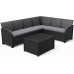 KETER ROSALIE 6 SEATER CORNER Set záhradný s úložným stolom, grafit/sivá 17210762