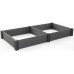 KETER VISTA MODULAR DUO Vyvýšený záhon, 121,5 x 121,5 x 27 cm (2x), sivý 17210708