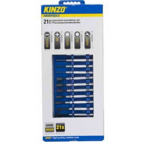 KINZO - sada minišroubováků 21 ks 71917
