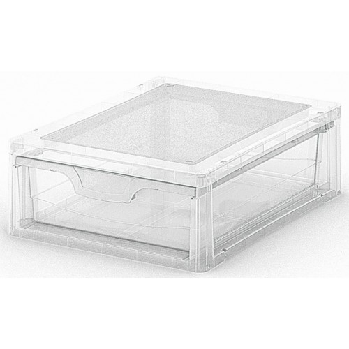 KIS SPIDER DRAWER 4 Úložný box, 29x39x12cm, 7,50L, transparentný