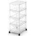 KIS SPIDER TOWER 24 zásuvkový regál 38x29x72cm 50L transparentný