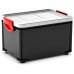 KIS CLIPPER BOX M 20L 40x28,5x24,5cm čierny/sivé veko