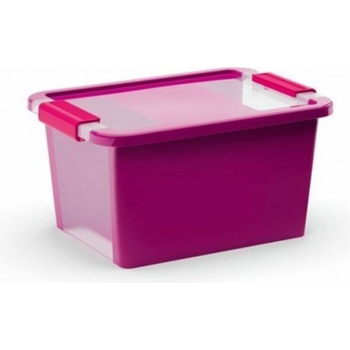 KIS BI BOX S 11L 36,5x26x19cm fialový/transparent