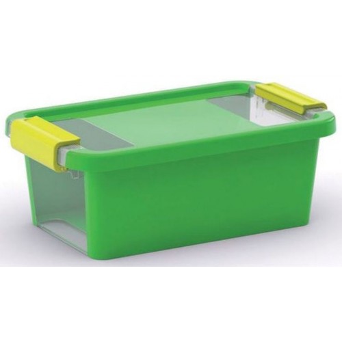 KIS BI BOX XS 3L 26,5x16x10cm zelený/transparent KIS BI BOX XS 3L 26,5x16x10cm zelený/transparent