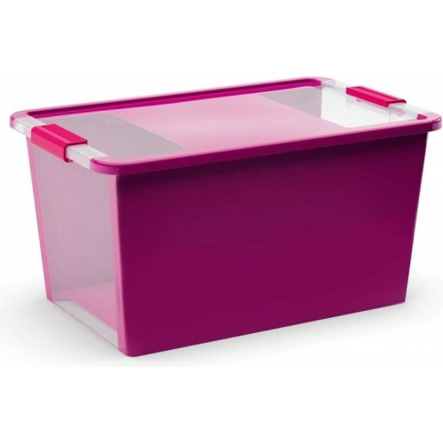KIS BI BOX L 40L 55x35x28cm fialový/transparent KIS BI BOX L 40L 55x35x28cm fialový/transparent