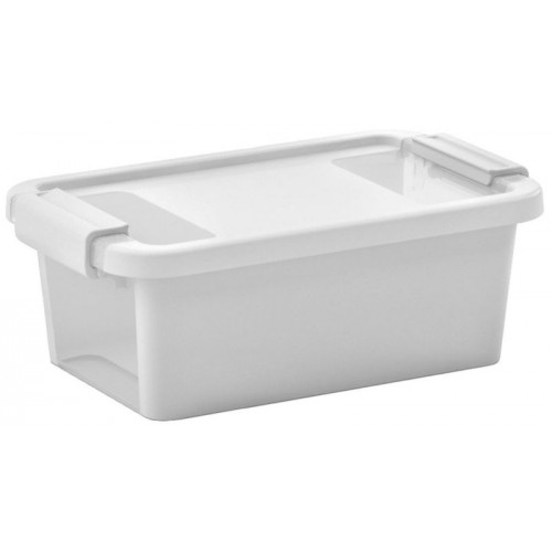 KIS BI BOX XS 3L 26,5x16x10cm biely/transparent