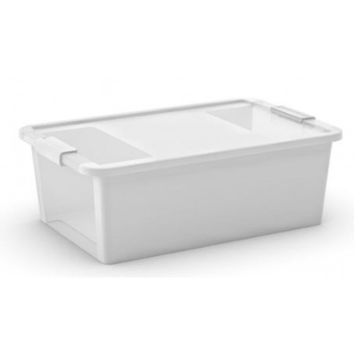 KIS BI BOX M 26L 55x35x19cm biely/transparent