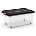 KIS MOOVER BOX L 45L 58x38x27cm transparent / čierny