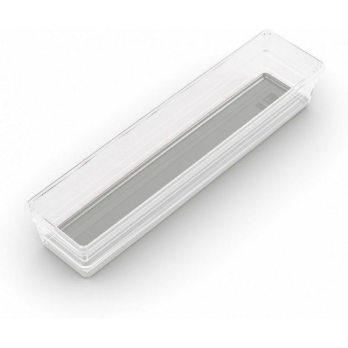 KIS SISTEMO 4 Organizér 7,5x30x5cm transparent / sivý KIS SISTEMO 4 Organizér 7,5x30x5cm transparent / sivý