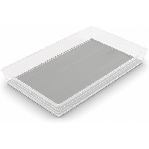 KIS SISTEMO 9 Organizér 39x24x5cm transparent / sivý KIS SISTEMO 9 Organizér 39x24x5cm transparent / sivý