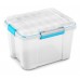 KIS SCUBA BOX M 45L 49,5x39x34cm transparent/ modrý