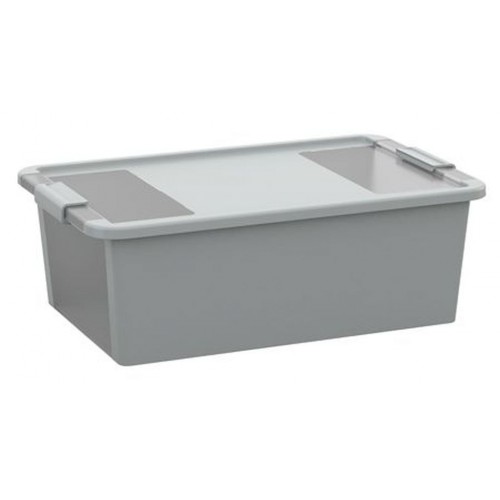 KIS BI BOX M 26L 55x35x19cm sivý/transparent