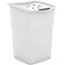 KIS KORAL 47L kôš na bielizeň 38x37x53cm biely