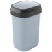 KIS DUAL SWING BIN S 10L odpadkový kôš 19x25x33cm sivý