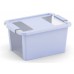 KIS BI BOX S 11L 36,5x26x19cm sv. modrý/transparent