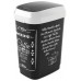 KIS DUAL SWING BIN STYLE M 25L COFFEE MENU odpadkový kôš 26x37x47,5cm