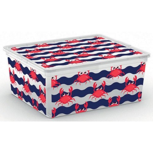 KIS C BOX CUTE ANIMALS M 40x34x17cm 18L