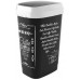 KIS DUAL SWING BIN STYLE L 50L COFFEE MENU odpadkový kôš 31x42x62cm