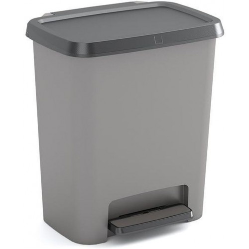 KIS COMPATTA 25L Odpadkový kôš 38 x 28 x 43 cm sivý