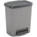 KIS COMPATTA 25L Odpadkový kôš 38 x 28 x 43 cm sivý