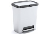 KIS COMPATTA 25L Odpadkový kôš 38 x 28 x 43 cm steel