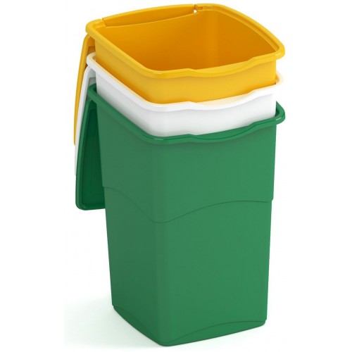 KIS KORAL 3x47L Set 3 odpadkových košov pre recykláciu 67031001001