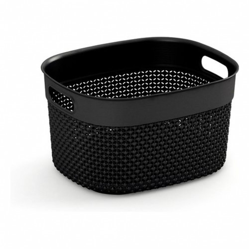 KIS FILO BASKET S úložný kôš 27x22x15cm 6L čierna KIS FILO BASKET S úložný kôš 27x22x15cm 6L čierna