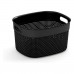 KIS FILO BASKET S úložný kôš 27x22x15cm 6L čierna