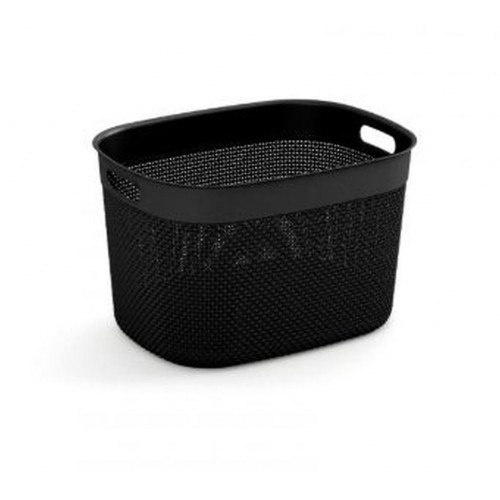 KIS FILO BASKET XL úložný kôš 44x33x27cm 30L čierna KIS FILO BASKET XL úložný kôš 44x33x27cm 30L čierna