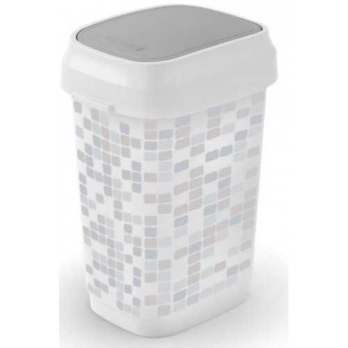 KIS DUAL SWING BIN STYLE S 10L MOSAIC odpadkový kôš 19x25x32cm