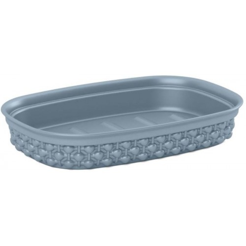 KIS FILO miska na mydlo 15x10x3cm dymovo sivá