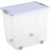 KIS W BOX XL 78l 57x39x52cm transparentný/sv.modré veko