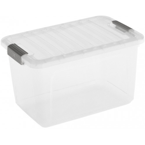 KIS W BOX S 15L 38x25x23cm transparent/svetlo sivá KIS W BOX S 15L 38x25x23cm transparent/svetlo sivá