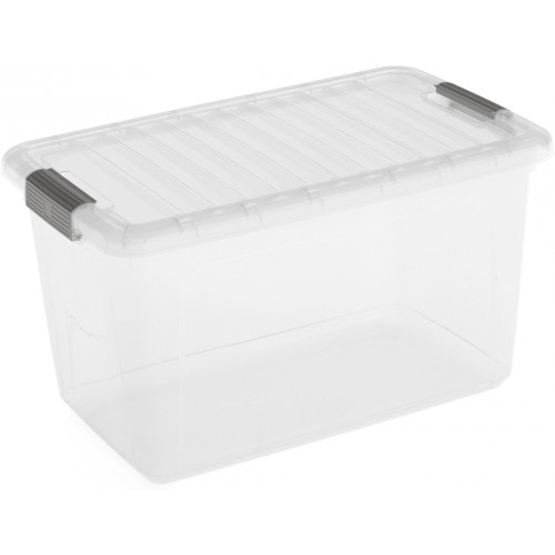 KIS W BOX M 30L 49x30x29cm transparent/svetlo sivá KIS W BOX M 30L 49x30x29cm transparent/svetlo sivá