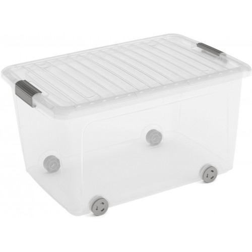 KIS W BOX L 50L 59x39x32cm transparent/svetlo sivá KIS W BOX L 50L 59x39x32cm transparent/svetlo sivá