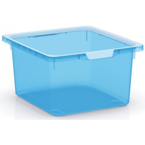 KIS KISKREO BOX M 17,5L 39x35x20,5cm tyrkysový transparentný