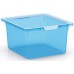 KIS KISKREO BOX M 17,5L 39x35x20,5cm tyrkysový transparentný
