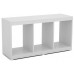 KIS KISKREO MODULE TRIPLE skriňa trojitá 116,5x39,5x62cm biela