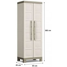 KIS EXCELLENCE UTILITY skriňa 65x45x182cm béžová