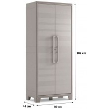 KIS GULLIVER HIGH skriňa 80x44x182cm béžová