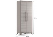 KIS GULLIVER MULTISPACE skriňa 80x44x182cm béžová