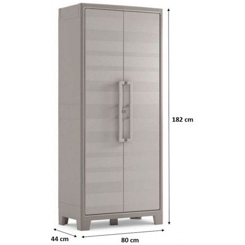 KIS GULLIVER MULTISPACE skriňa 80x44x182cm béžová