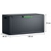 KIS MOBY CHEST 300L úložný box 118x49x55cm tmavo sivá
