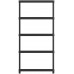 KIS PLUS 80/5 regál 187x80x40 cm, čierna 9504