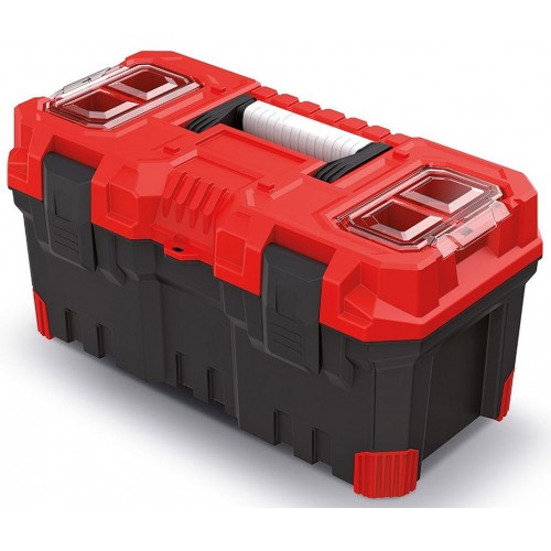Kistenberg TITAN PLUS Plastový kufor na náradie, 49,6x25,8x24cm, červená KTIP5025-3020